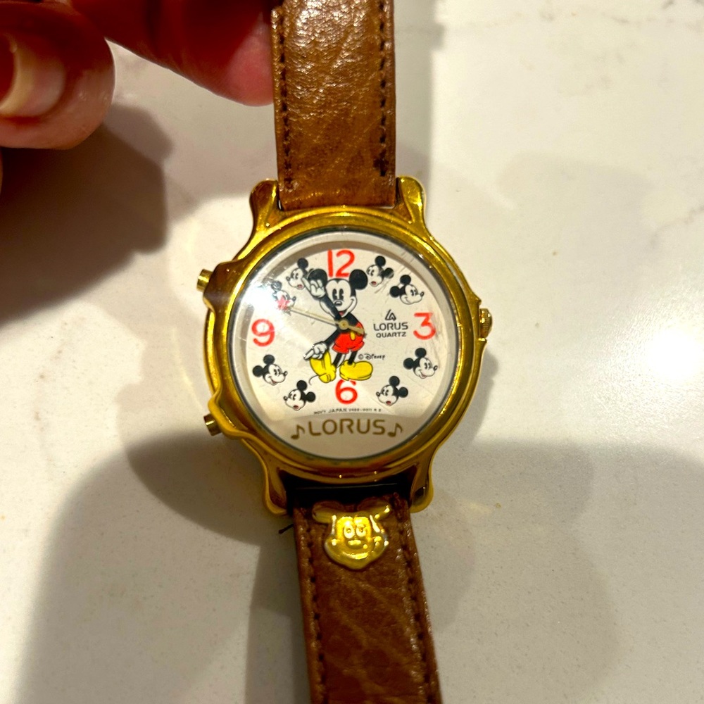 Musical Vintage Seiko Lorus Mickey Mouse Women’s Watch Excellent Working